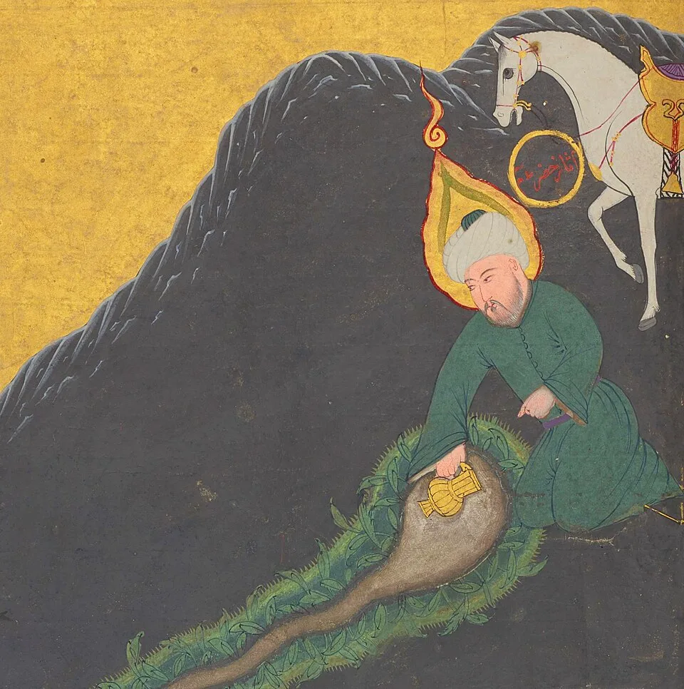 Depiction of Khidir by Unknown author