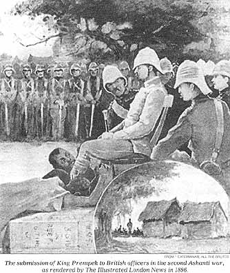 Depiction of Asantehene Prempeh I
