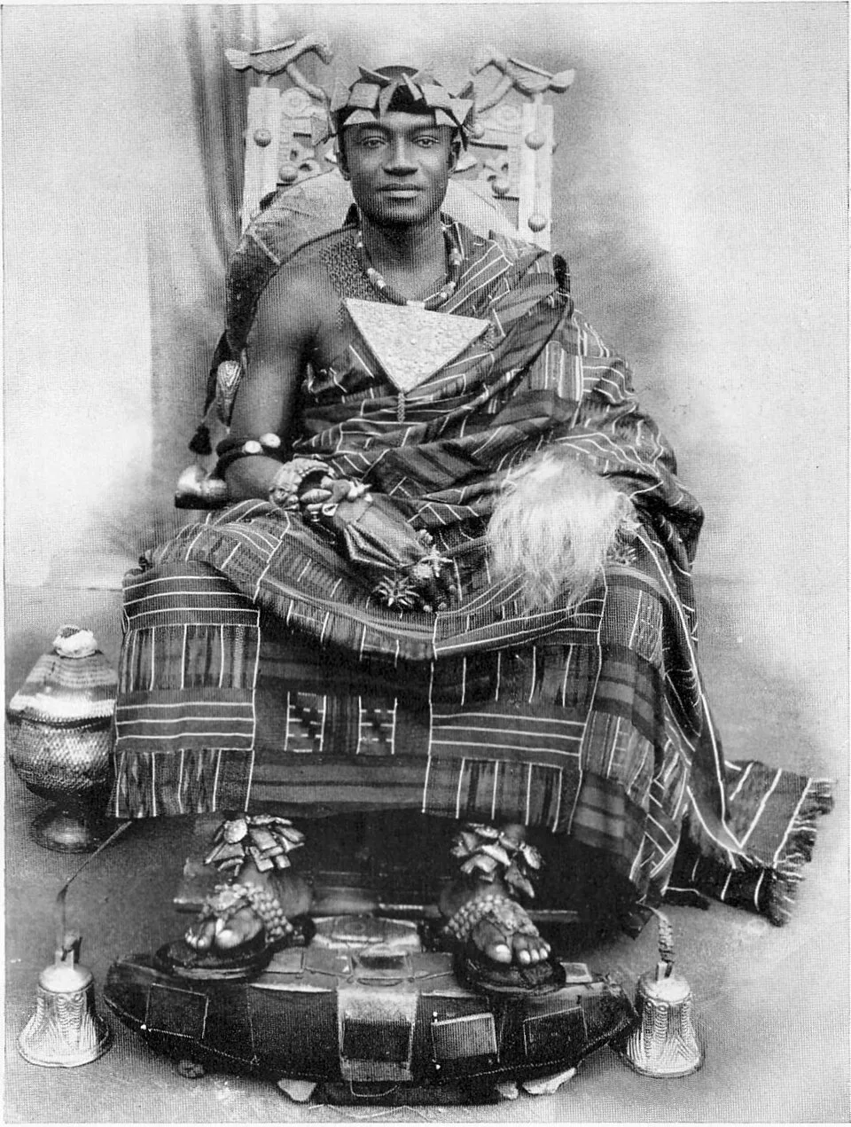 Depiction of Asantehene Prempeh II by Unknown author