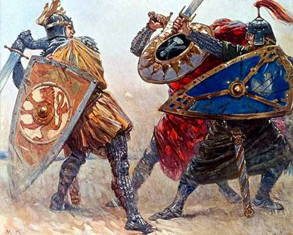 Depiction of Widia by Max Koch, (1859–1930)