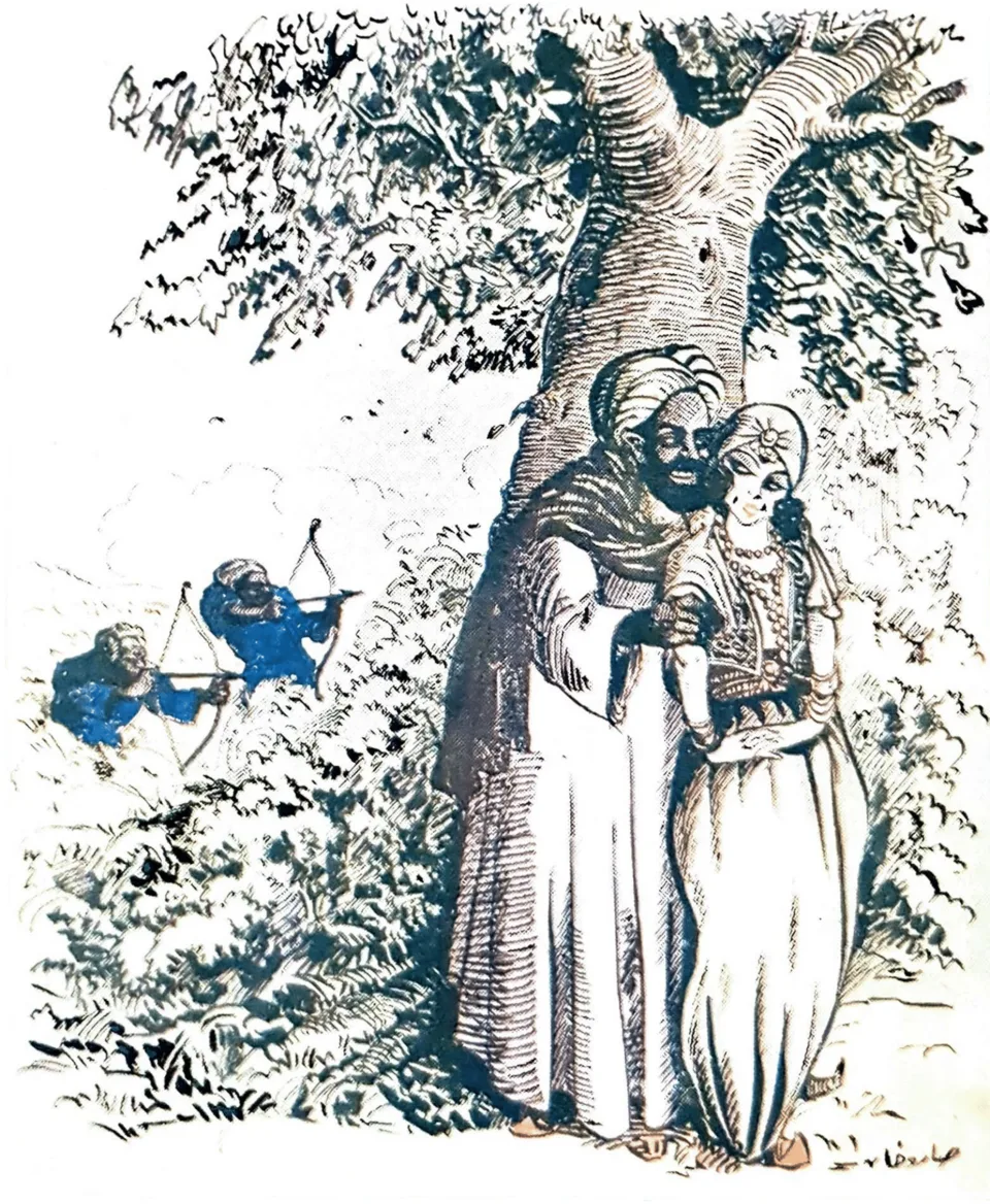 Depiction of 'Antara ibn Shaddad by Unknown author