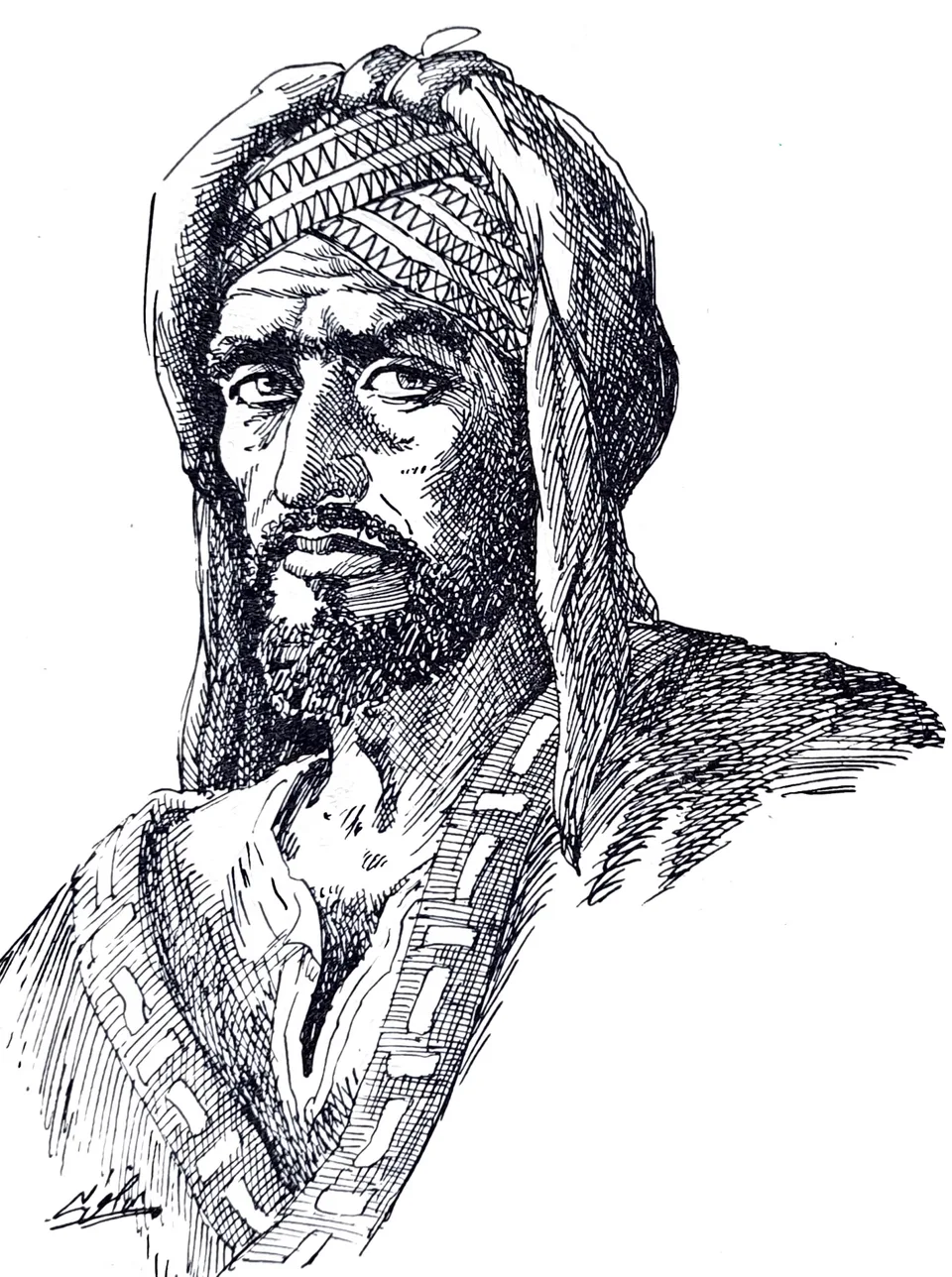 Depiction of Imru' al-Qais by Unknown author