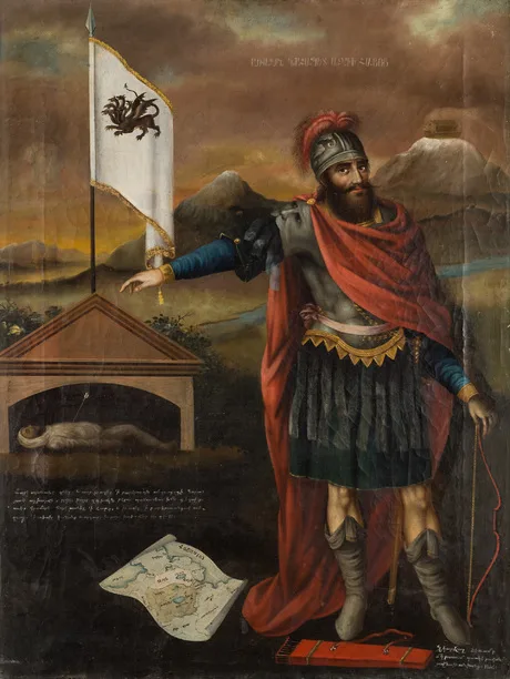 Depiction of Hayk by Mkrtum Hovnatanian (1779–1846)
