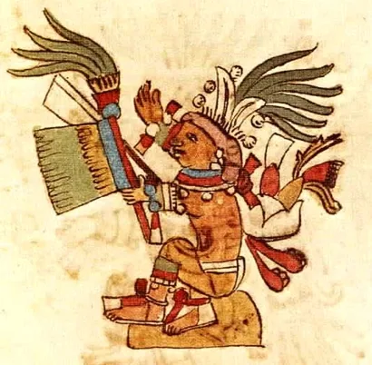 Depiction of Centeotl by Pedro de Los Ríos
