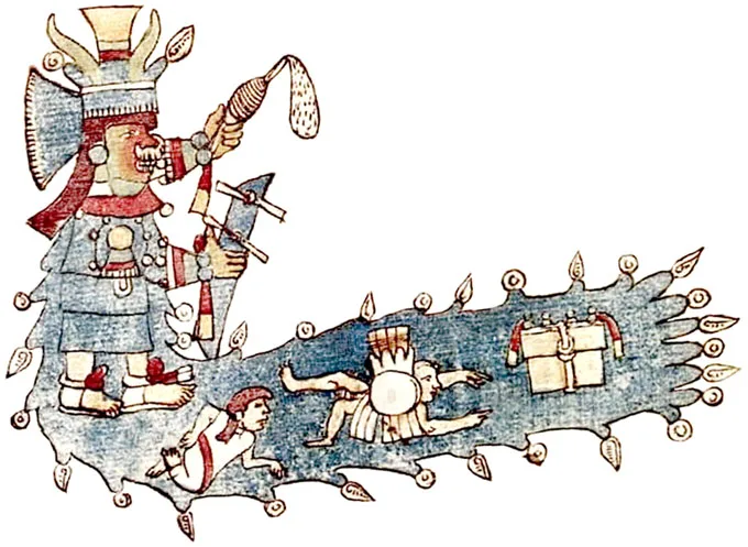 Depiction of Chalchiuhtlicue by Unknown author