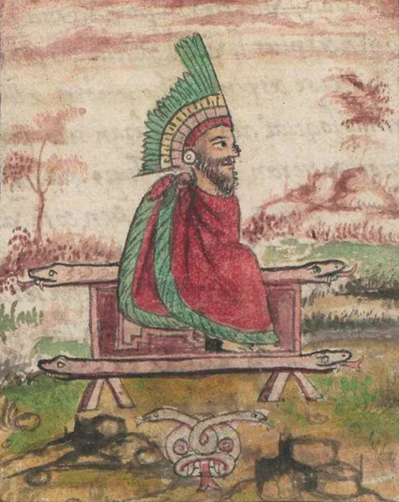 Depiction of Quetzalcoatl by Diego Durán