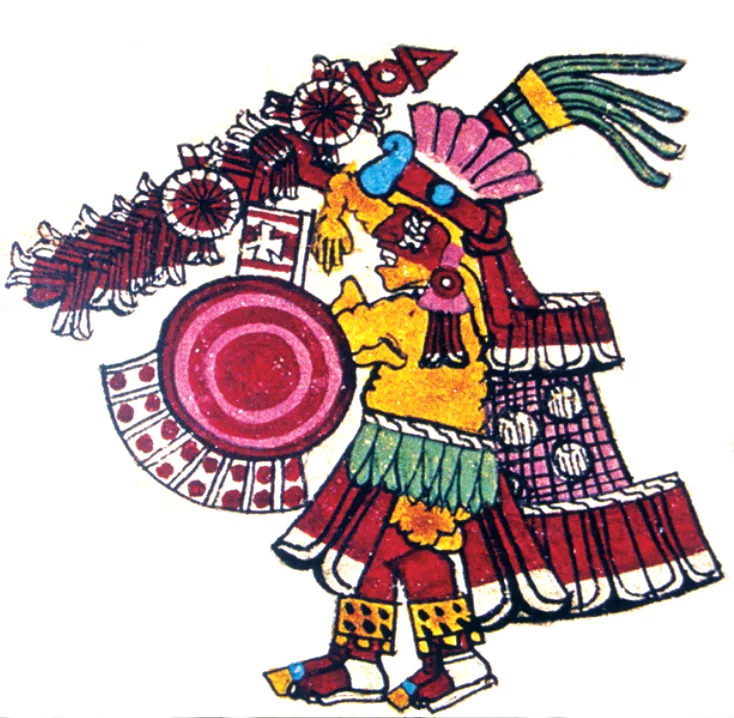 Depiction of Xipe Totec by El Comandante