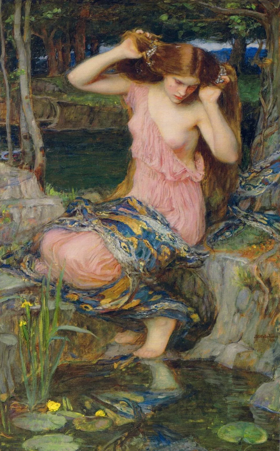 Depiction of Lamia by John William Waterhouse