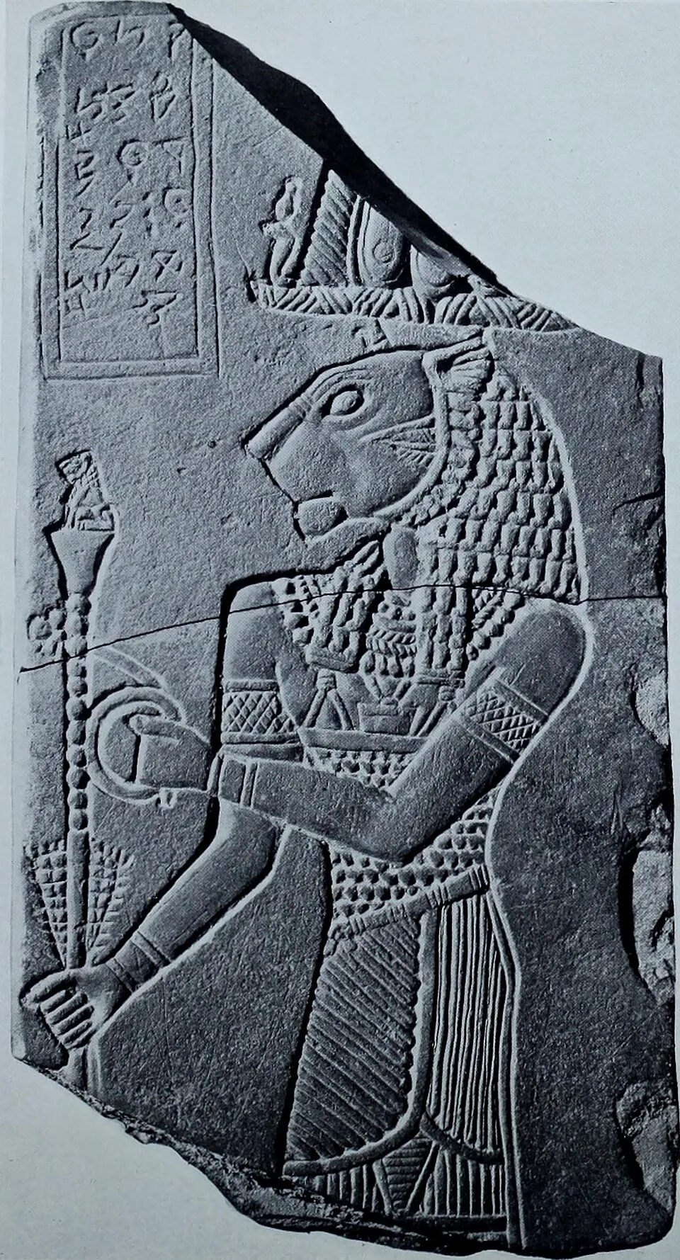 Depiction of Apedemak by Internet Archive Book Images