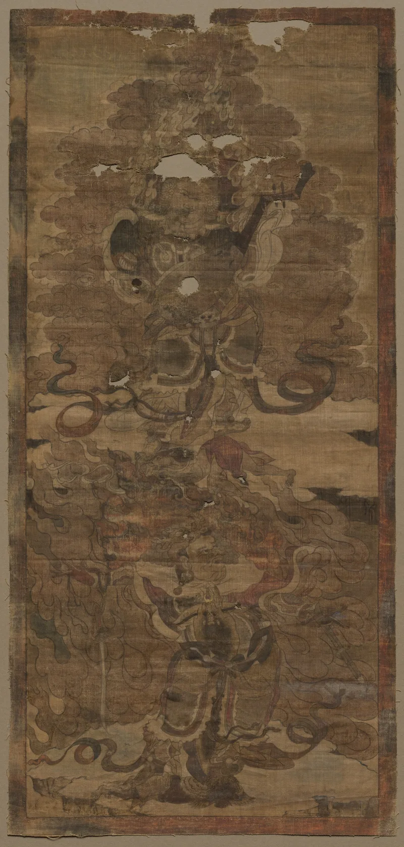 Depiction of Dhṛtarāṣṭra