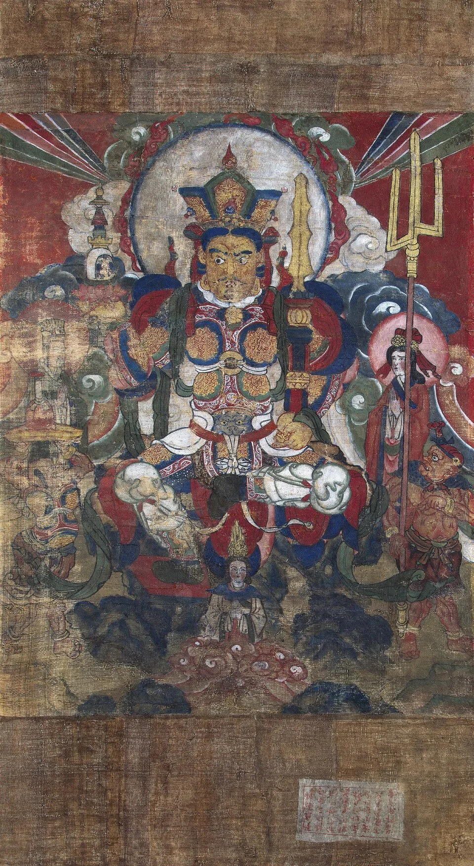 Depiction of Vaiśravaṇa by Unknown author
