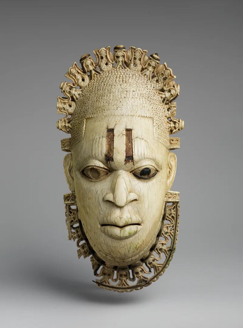 Depiction of Idia by Ìgbèsànmwà (ivory- and wood- carving guild) artists