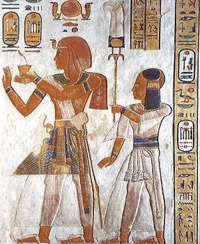 Depiction of Khaemwaset C by Ancient Egyptian Painter