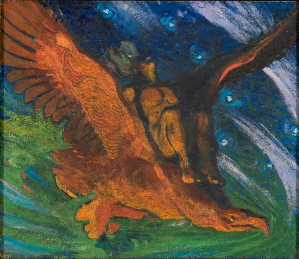 Depiction of Kalev the Giant King by Oskar Kallis