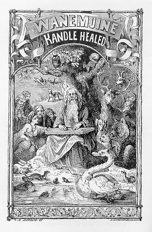 Depiction of Song God by Adolf Charlemagne (†1901), Eduard Magnus Jakobson (†1903)