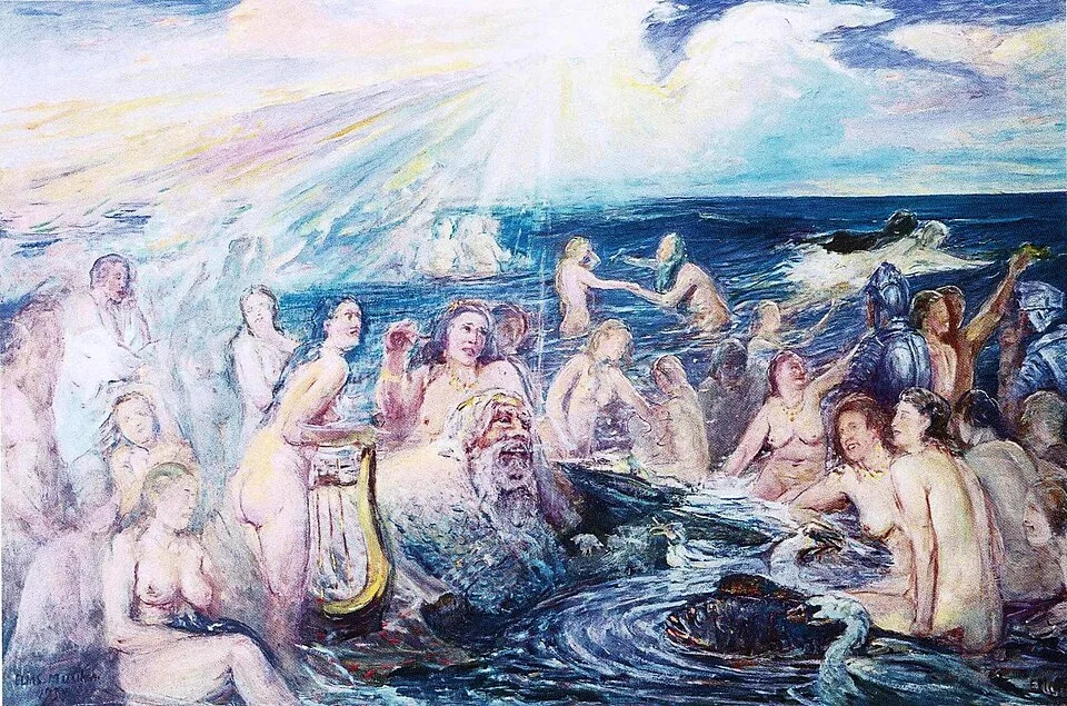 Depiction of Ahti by Elias Muukka