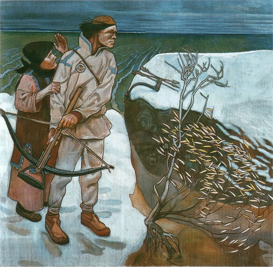 Depiction of Joukahainen by Akseli Gallen-Kallela