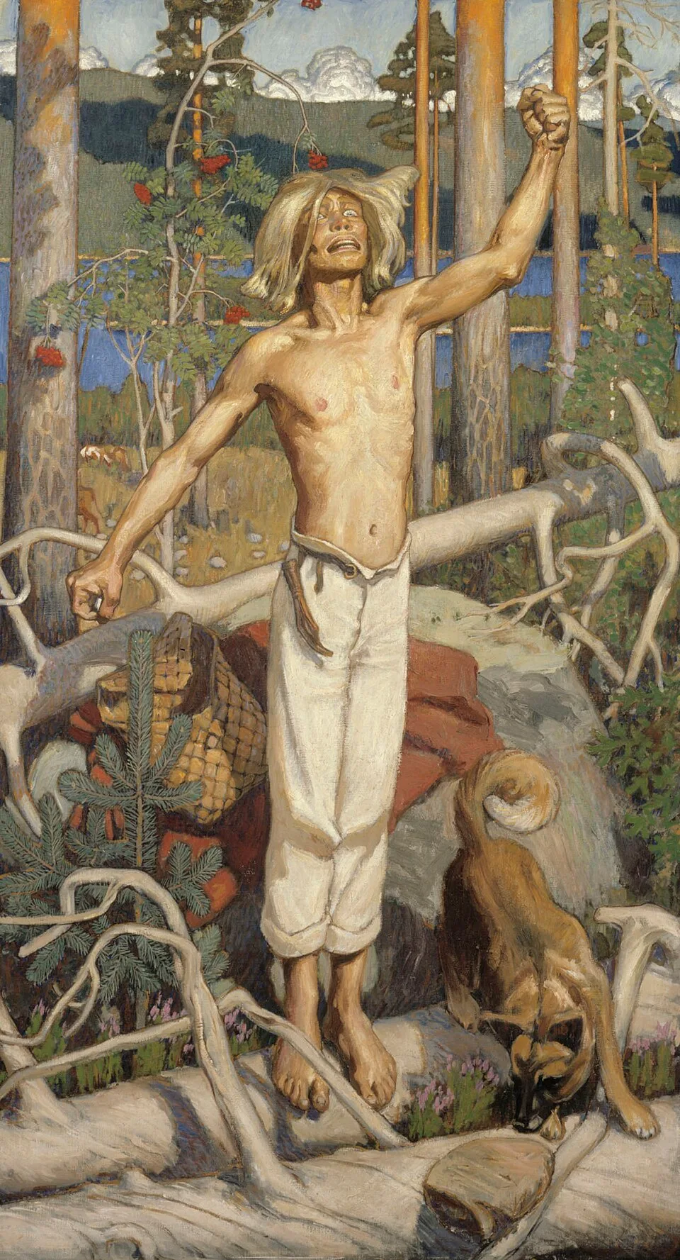 Depiction of Kullervo by Akseli Gallen-Kallela