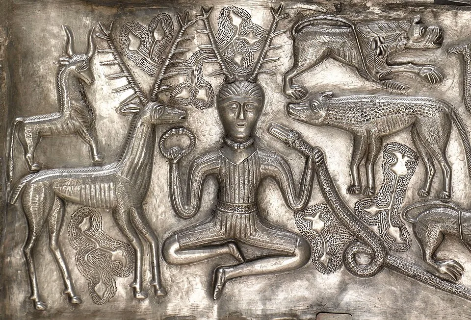 Depiction of Cernunnos by Nationalmuseet, Roberto Fortuna og Kira Ursem