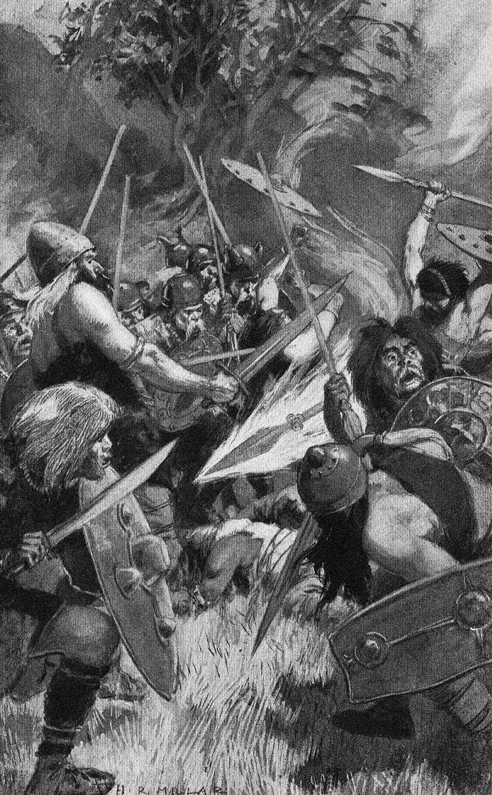 Depiction of Lugus by Harold Robert Millar