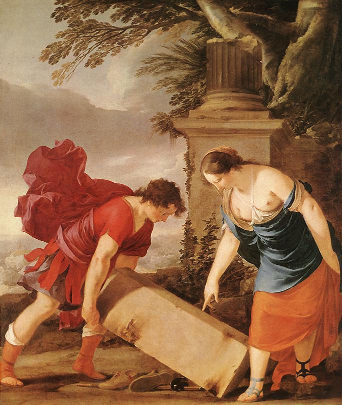 Depiction of Aethra by Laurent de La Hyre