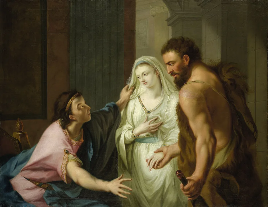 Depiction of Alcestis by Johann Heinrich Tischbein
