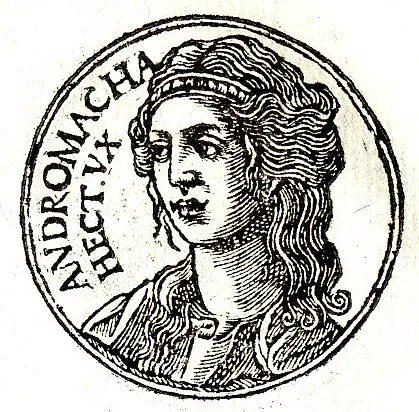 Depiction of Andromache by Published by Guillaume Rouille (1518?-1589)