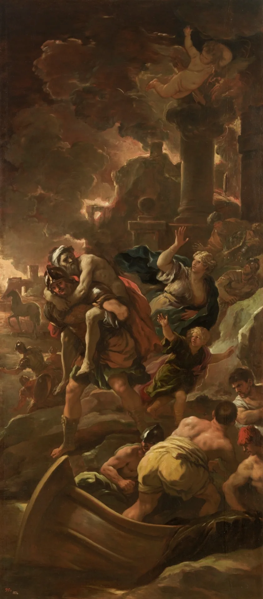 Depiction of Ascanius by Luca Giordano