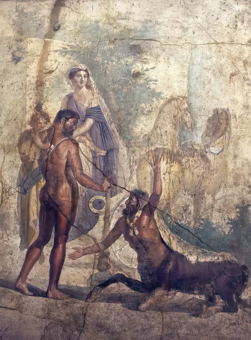 Depiction of Hyllus by Unknown 1st century CE Roman artist