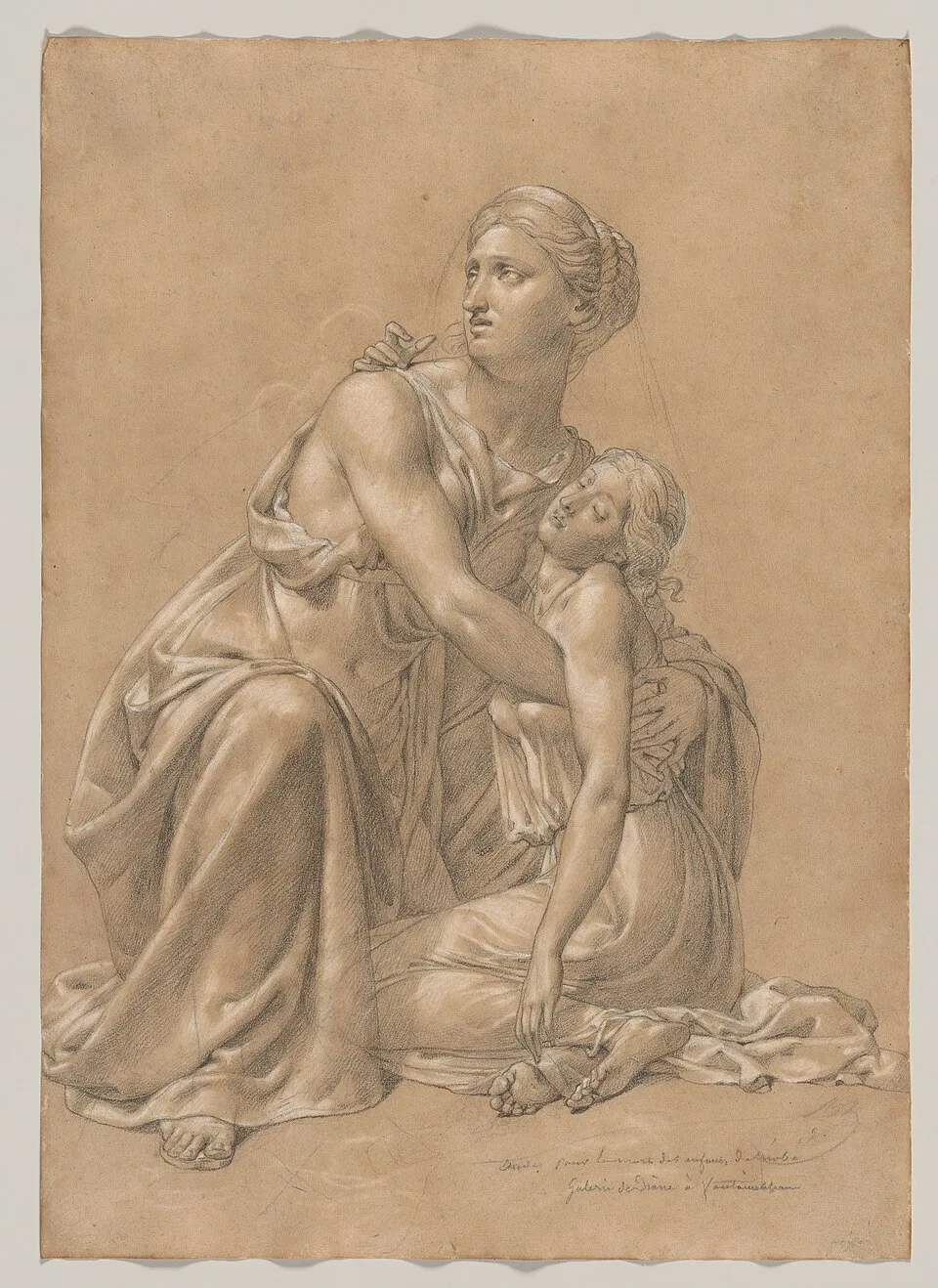 Depiction of Niobe by Merry-Joseph Blondel