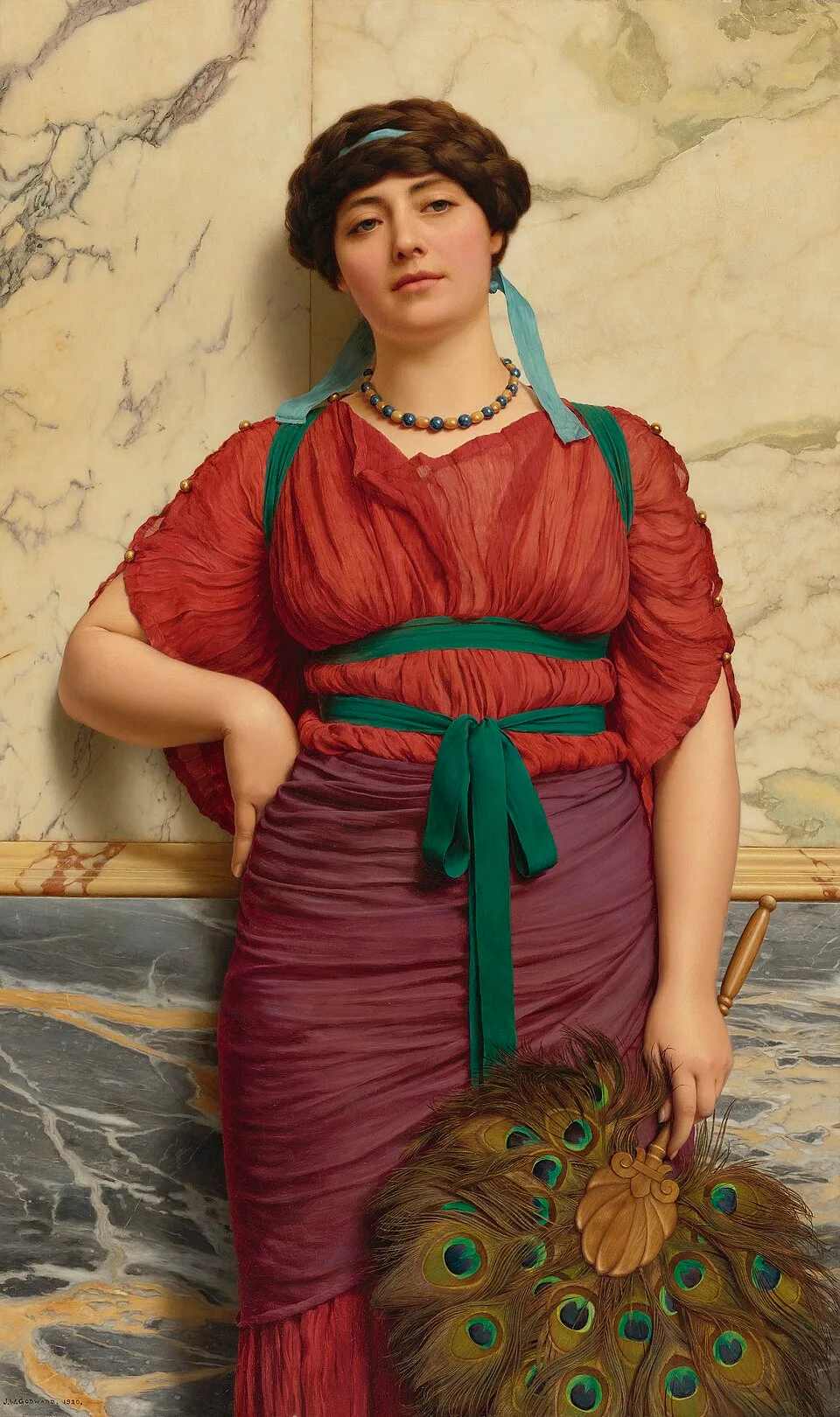 Depiction of Eurypyle by John William Godward