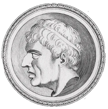 Depiction of Aratus of Sicyon by Published by Guillaume Rouille (1518?-1589)