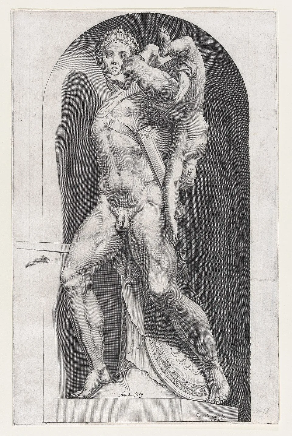 Depiction of Atreus by Cornelis Cort / Antonio Lafreri / anonymous
