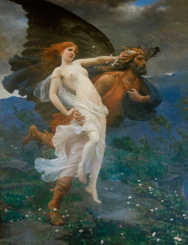 Depiction of Chione by Charles William Mitchell
