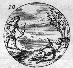 Depiction of Coronis