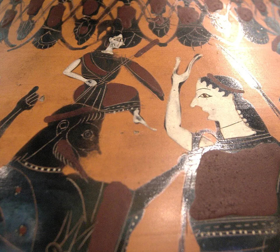 Depiction of Eileithyia by User:Bibi Saint-Pol