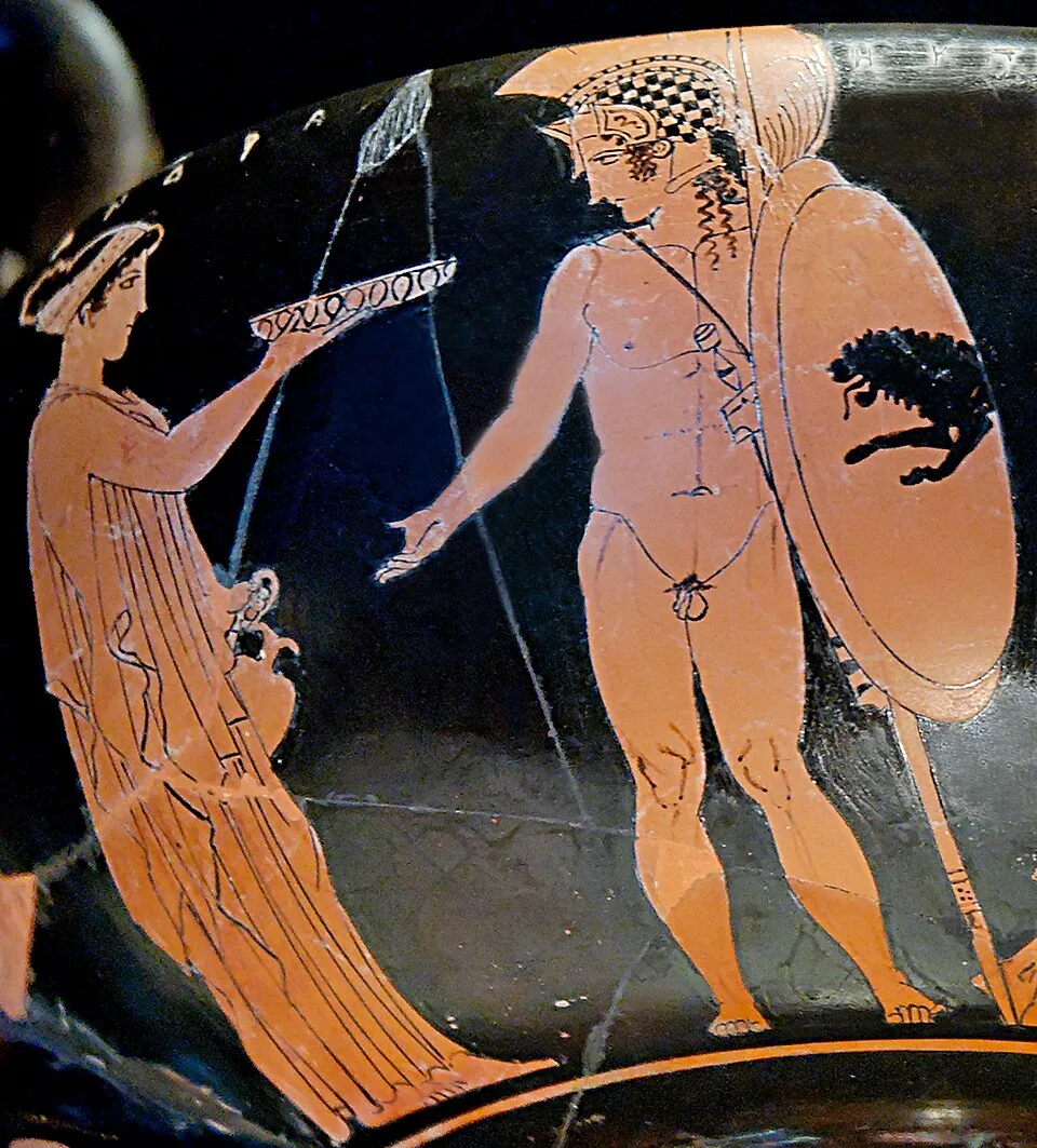 Depiction of Hector by Jastrow