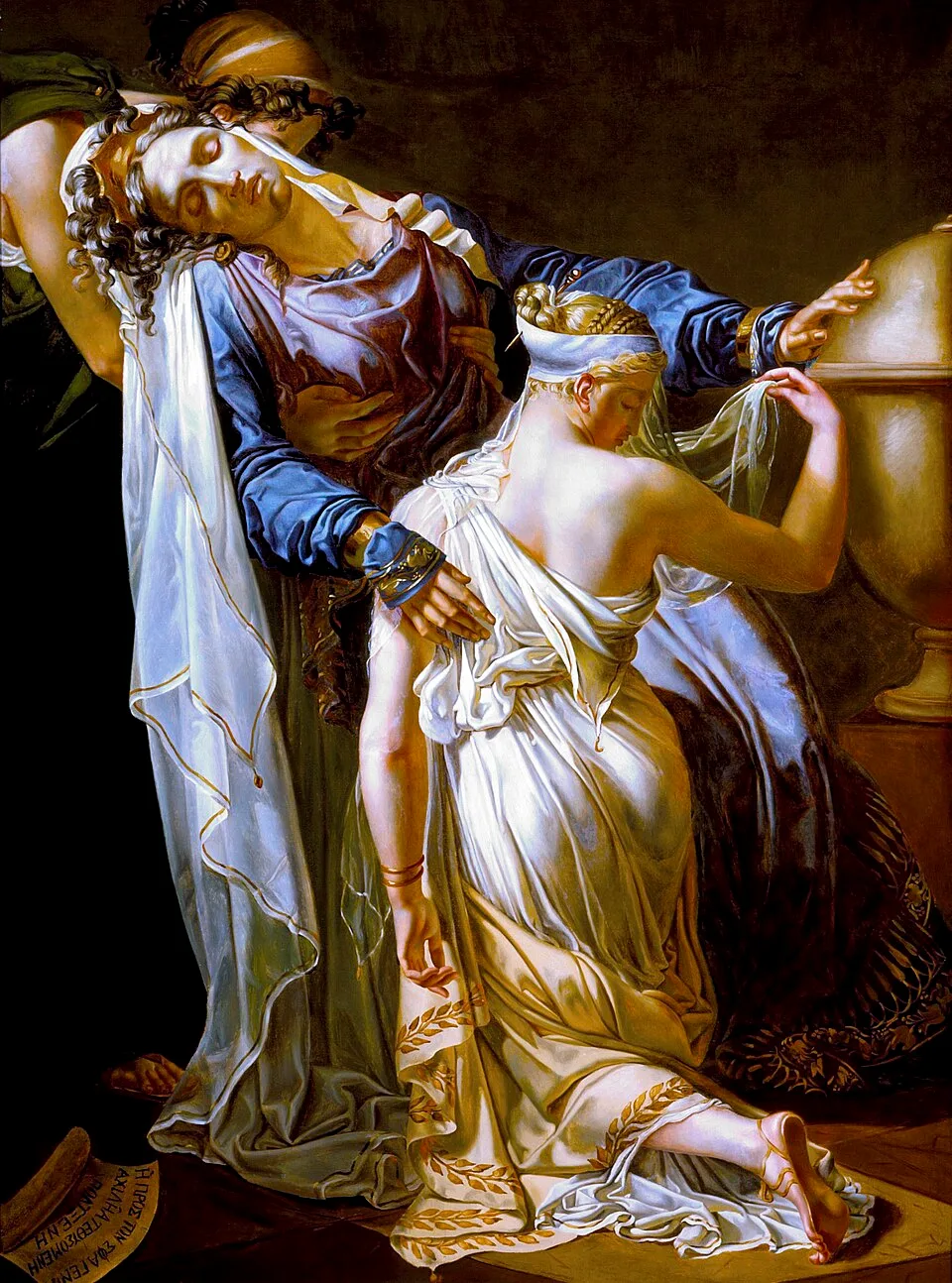 Depiction of Hecuba by Merry-Joseph Blondel (France, Paris, 1781-1853)