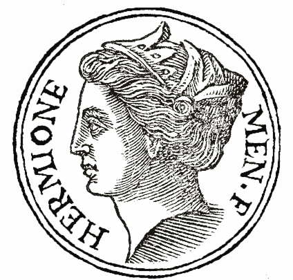 Depiction of Hermione by Hermione02.jpg: Published by Guillaume Rouille (1518?-1589) derivative work: trlkly