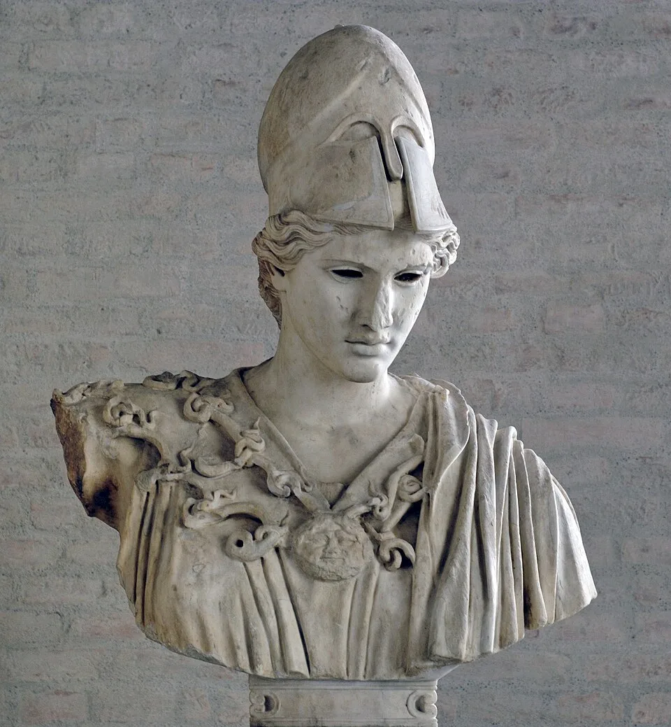 Depiction of Athena by Unknown (Greek original by Kresilas)