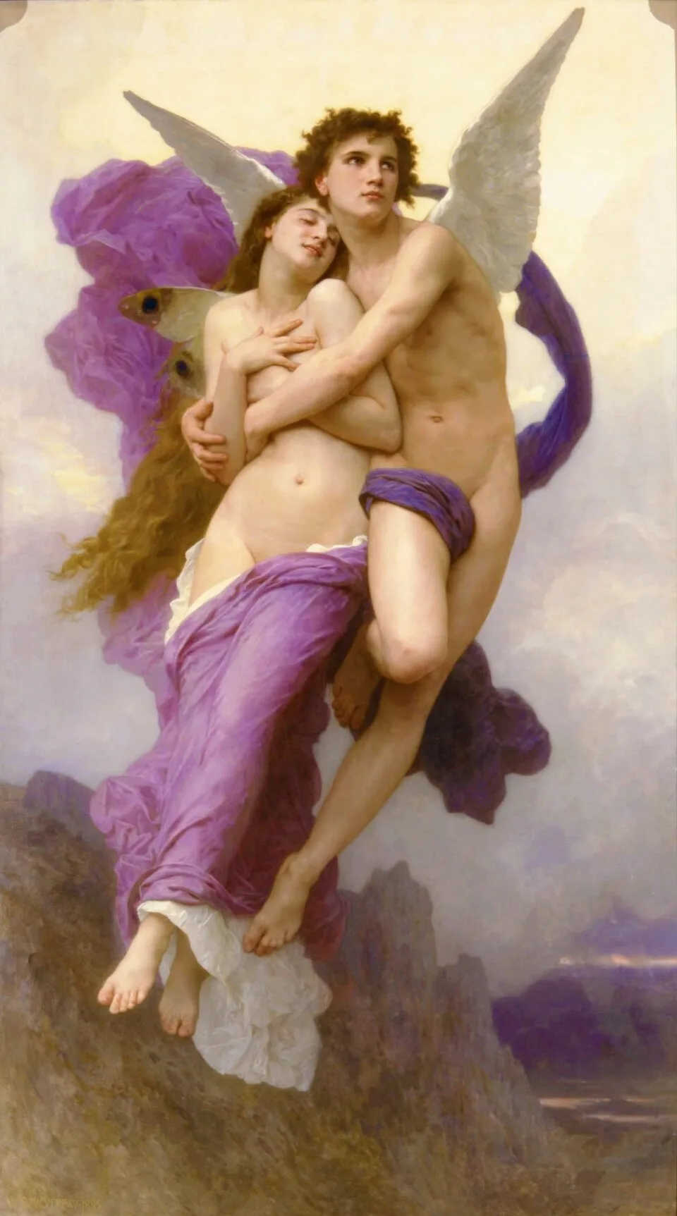 Depiction of Eros by William-Adolphe Bouguereau