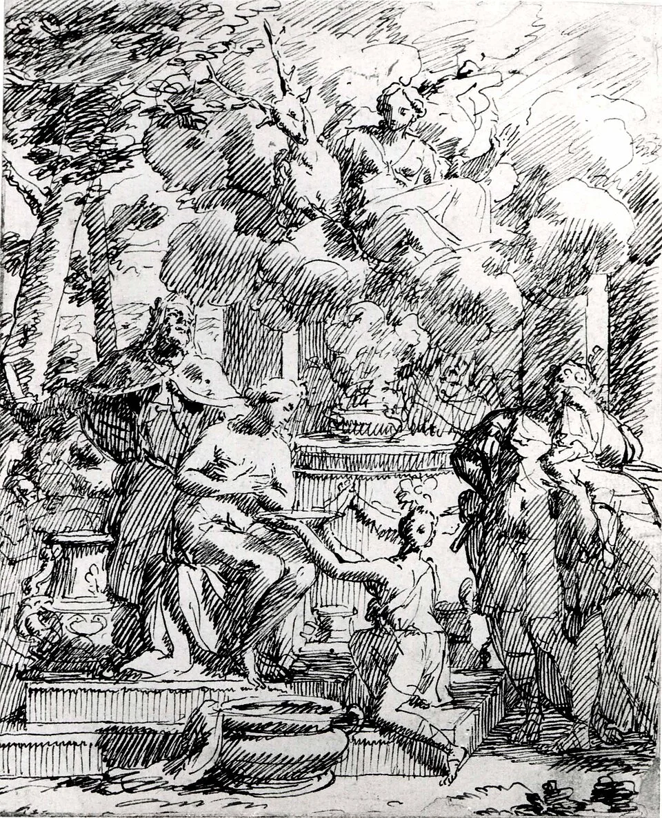 Depiction of Iphigenia by Gerard de Lairesse