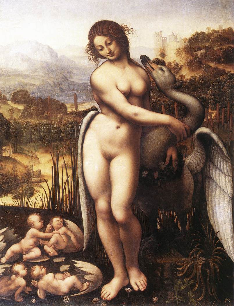 Depiction of Leda by Cesare da Sesto / After Leonardo da Vinci