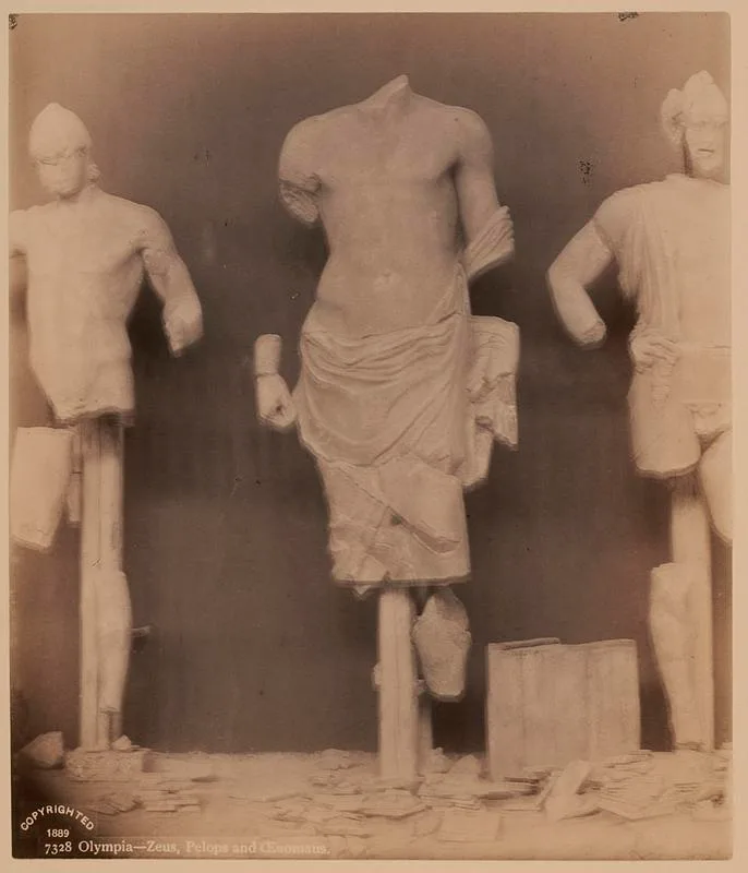 Depiction of Oenomaus by Catsimpoolas, Nicholas; Scull, S. A. (Sarah Amelia)