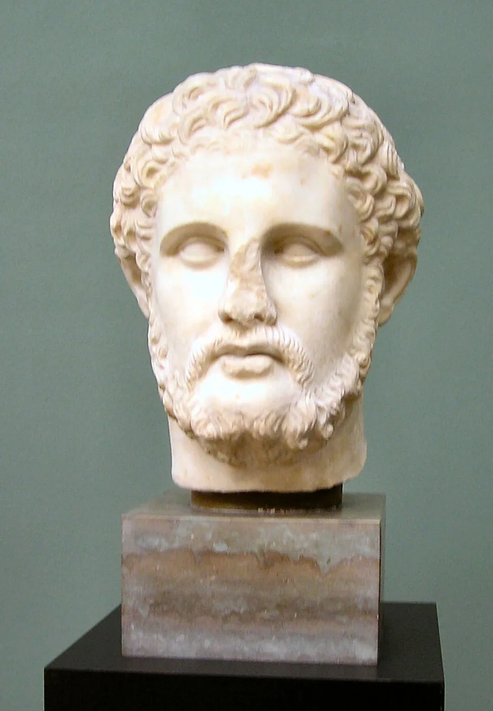 Depiction of Philip II of Macedon by Gunnar Bach Pedersen