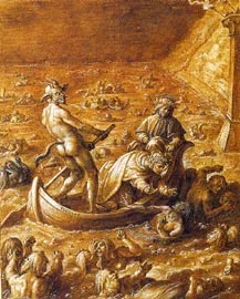 Depiction of Phlegyas by Stradanus