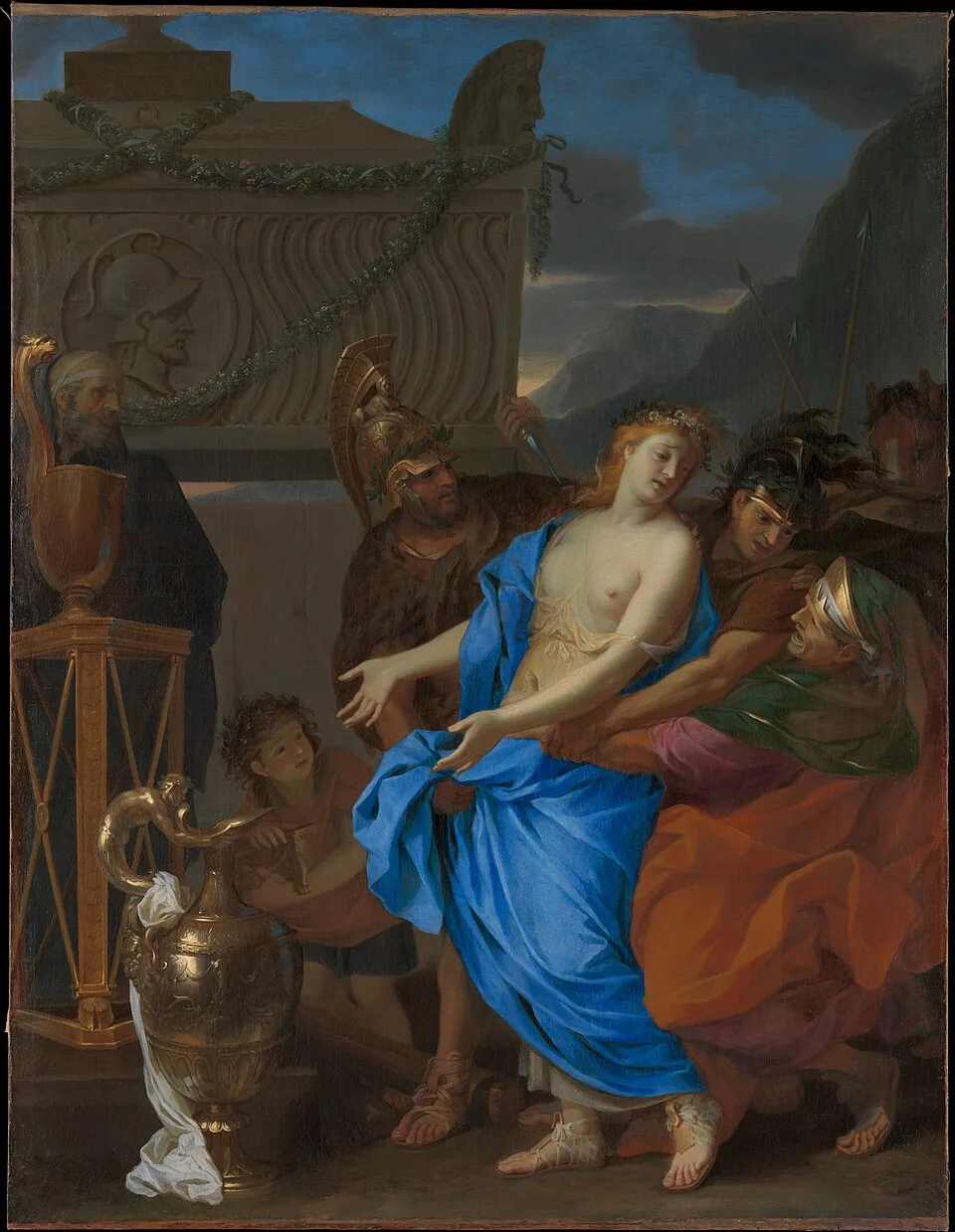 Depiction of Polyxena by Charles Le Brun
