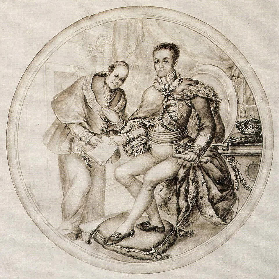Depiction of Bencomo by Juan de Abreu