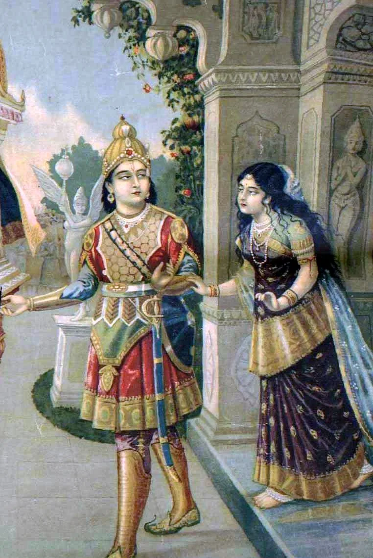 Depiction of Abhimanyu by Unknown author