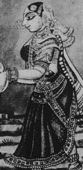 Depiction of Aditi by Unknown, 19th century artist